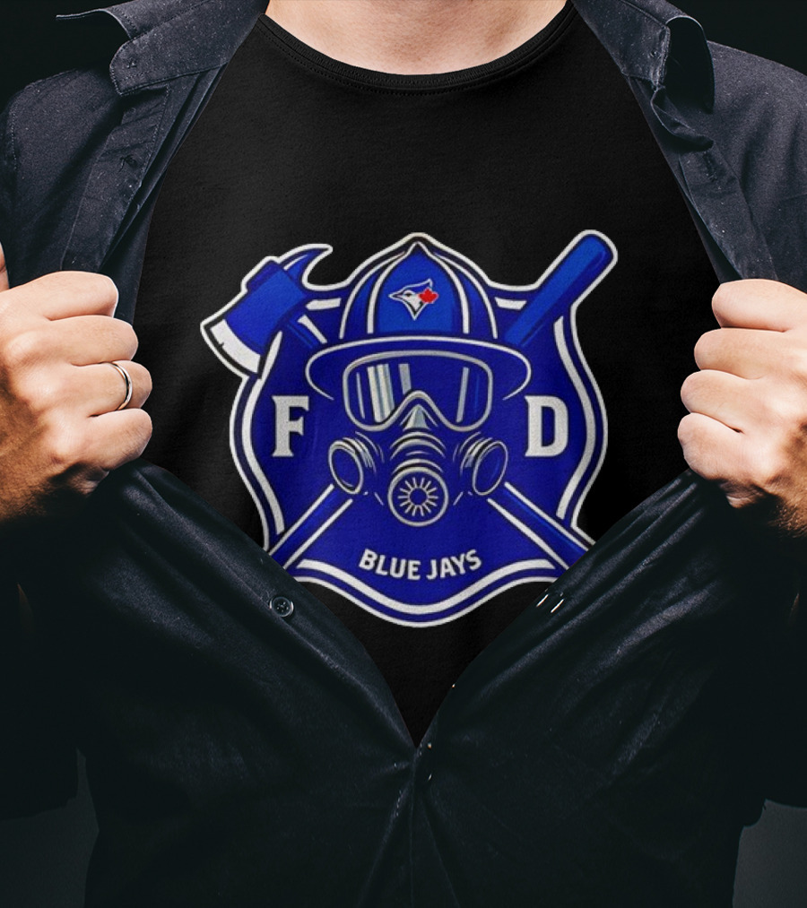 Blue Jays FD Firefighter Appreciation Night 2025 T-Shirt