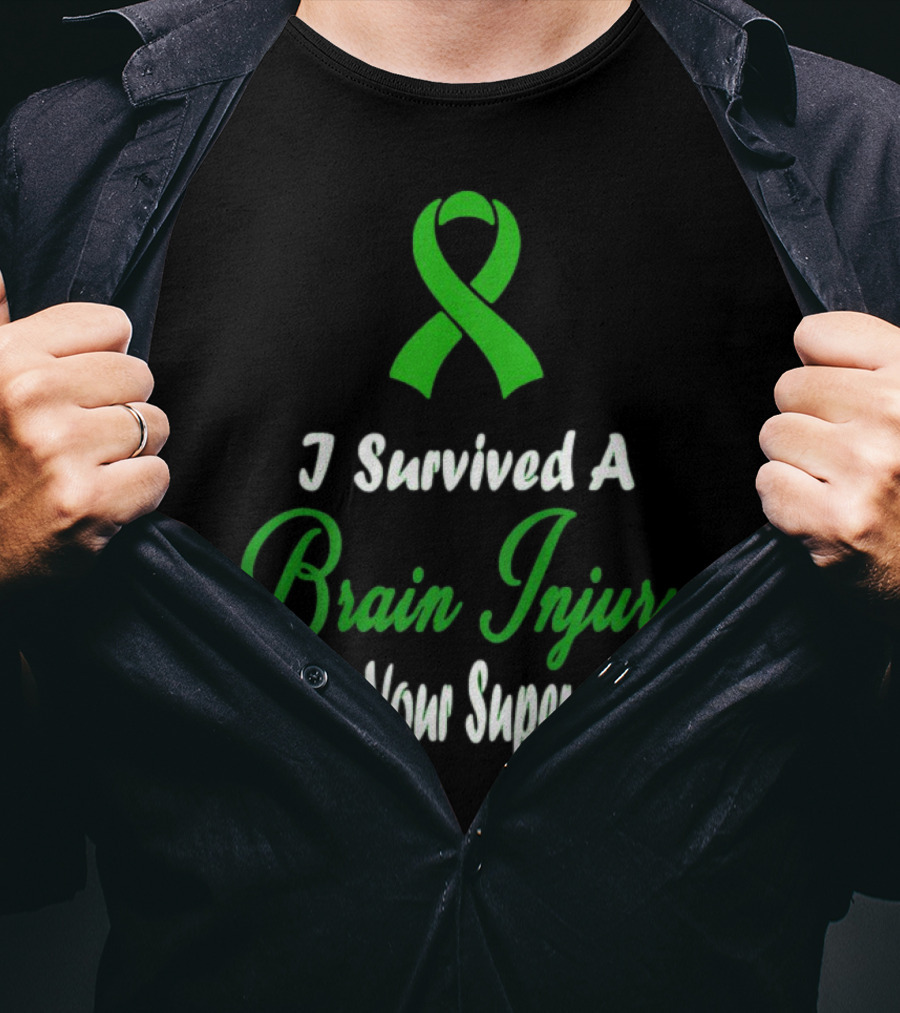 I Survived A Brain Injury What's Your Superpower? T-Shirt