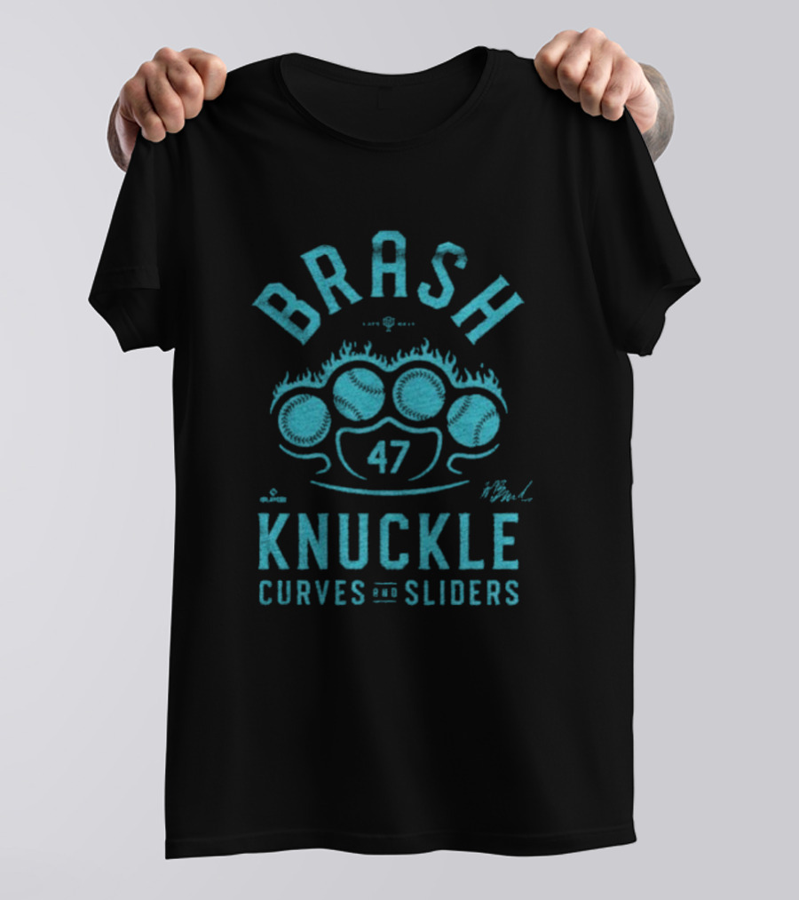 Brash Knuckle 47 Curves And Sliders T-Shirt