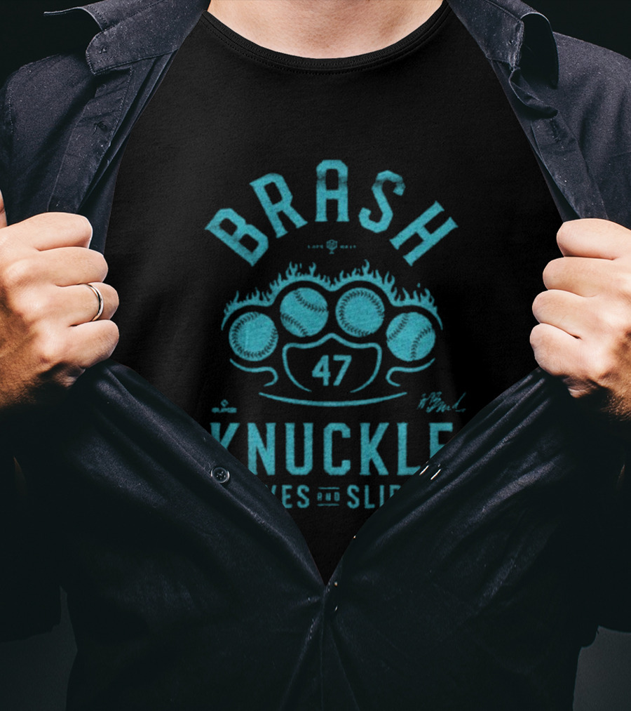 Brash Knuckle 47 Curves And Sliders T-Shirt