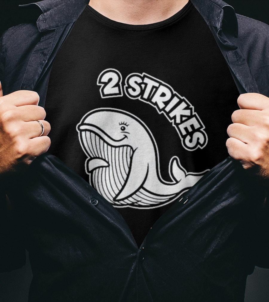 Bryan Hoch 2 Strikes Whale T-Shirt