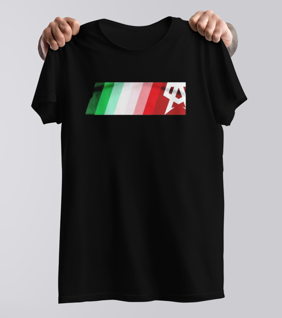 Canelo Alvarez Mexico Boxing Green White Red Symbol T-Shirt