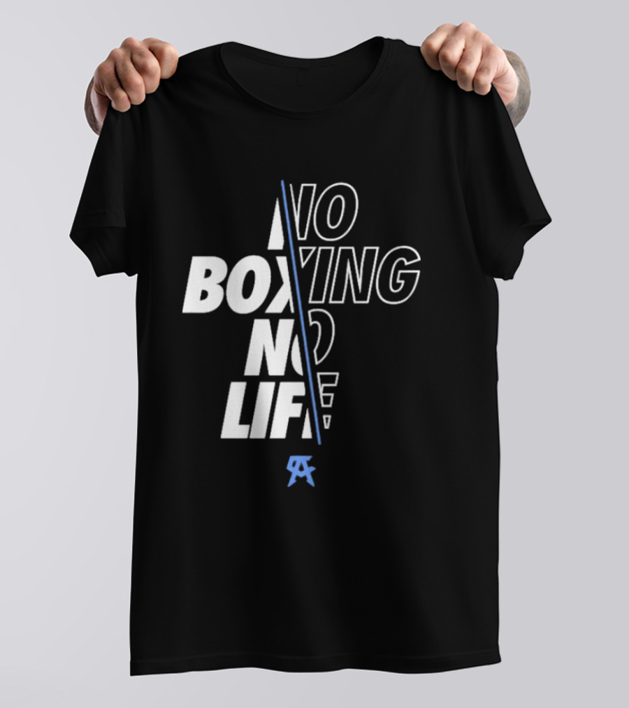Canelo Alvarez No Boxing No Life Stylized Text With Icon T-Shirt