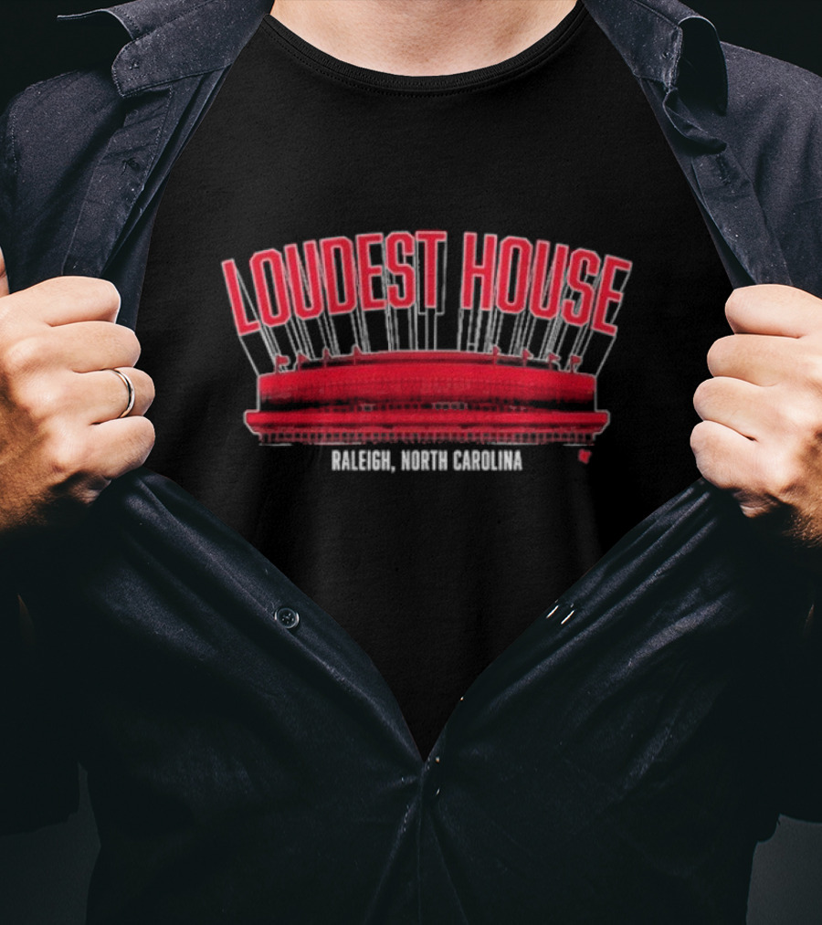 Loudest House Carolina Hurricanes Raleigh North Carolina T-Shirt