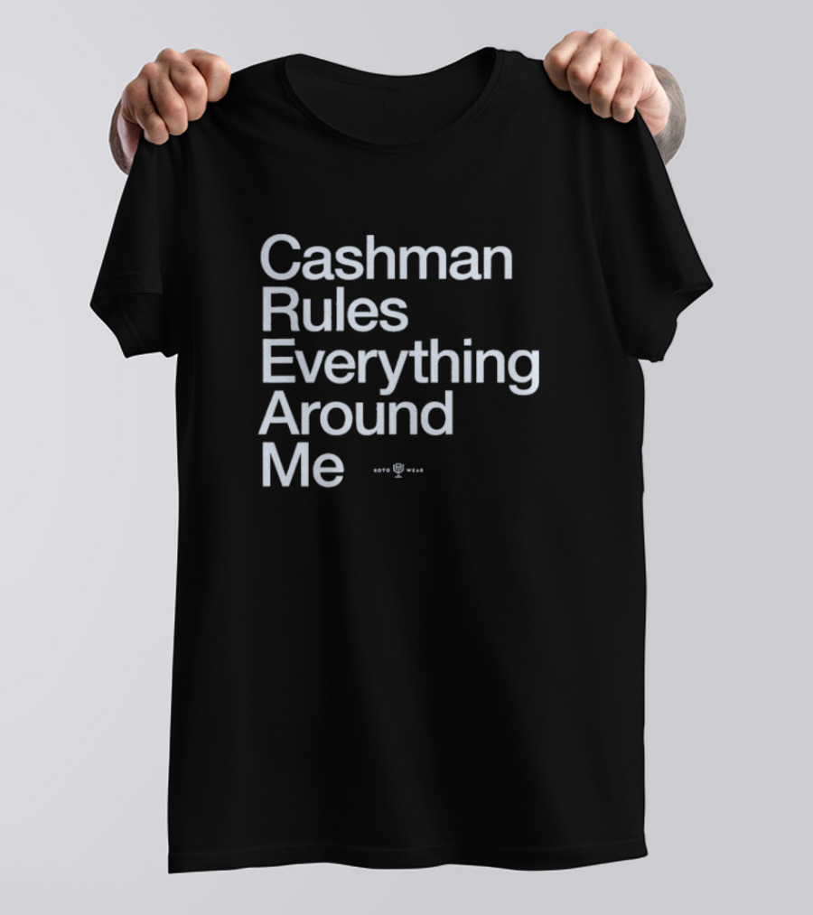 Cashman Rules Everything Around Me Trophy Symbol T-Shirt