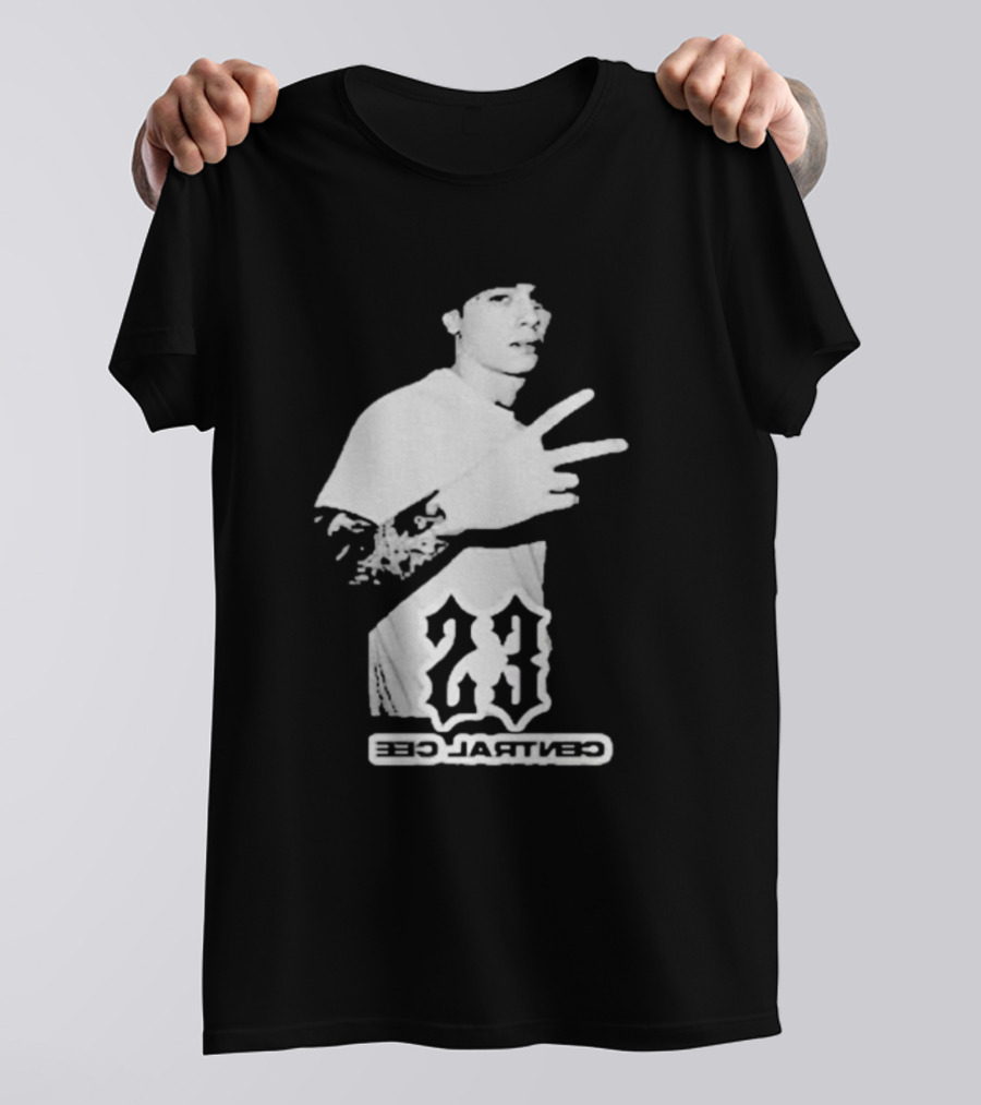 Central Cee Rap Bro Mask 23 White T-Shirt