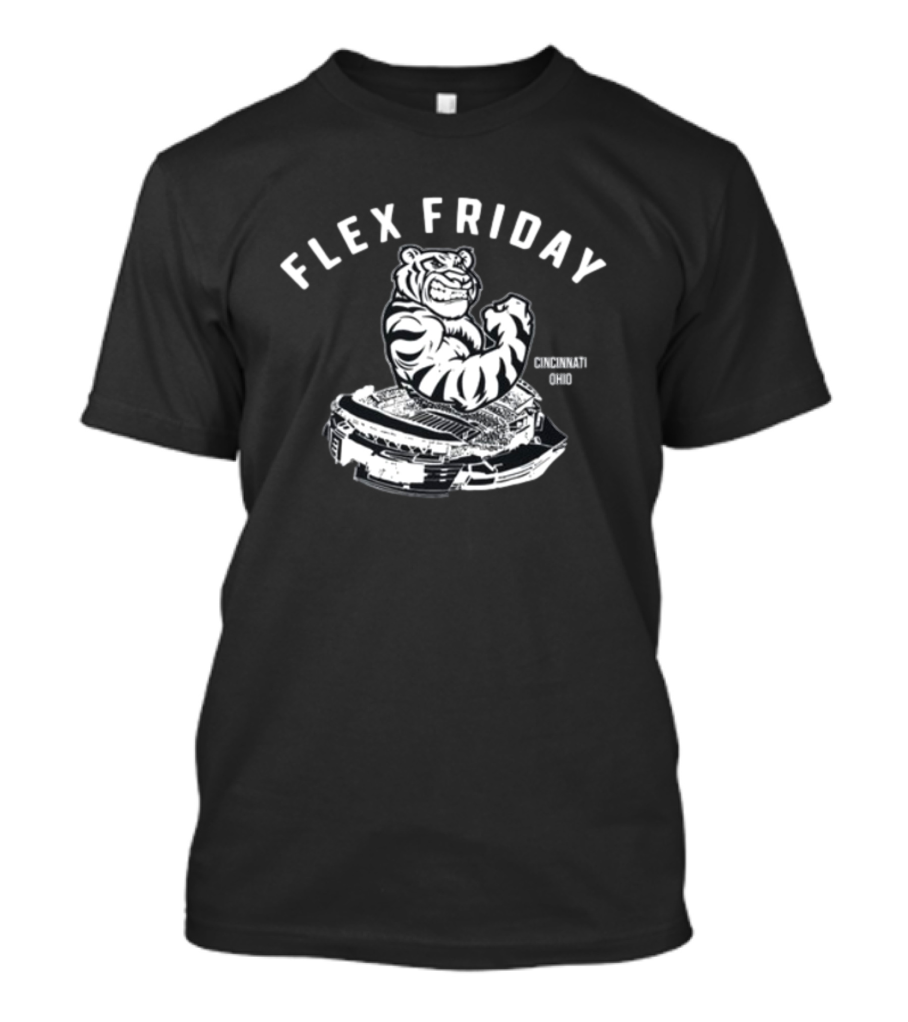 Flex Friday Cincinnati Ohio Tiger Stadium T-Shirt