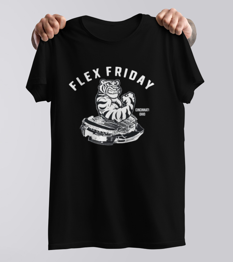 Flex Friday Cincinnati Ohio Tiger Stadium T-Shirt