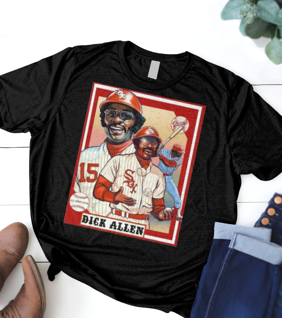 Dick Allen Chicago White Sox AL MVP 1972 Vintage Baseball Legend T-Shirt