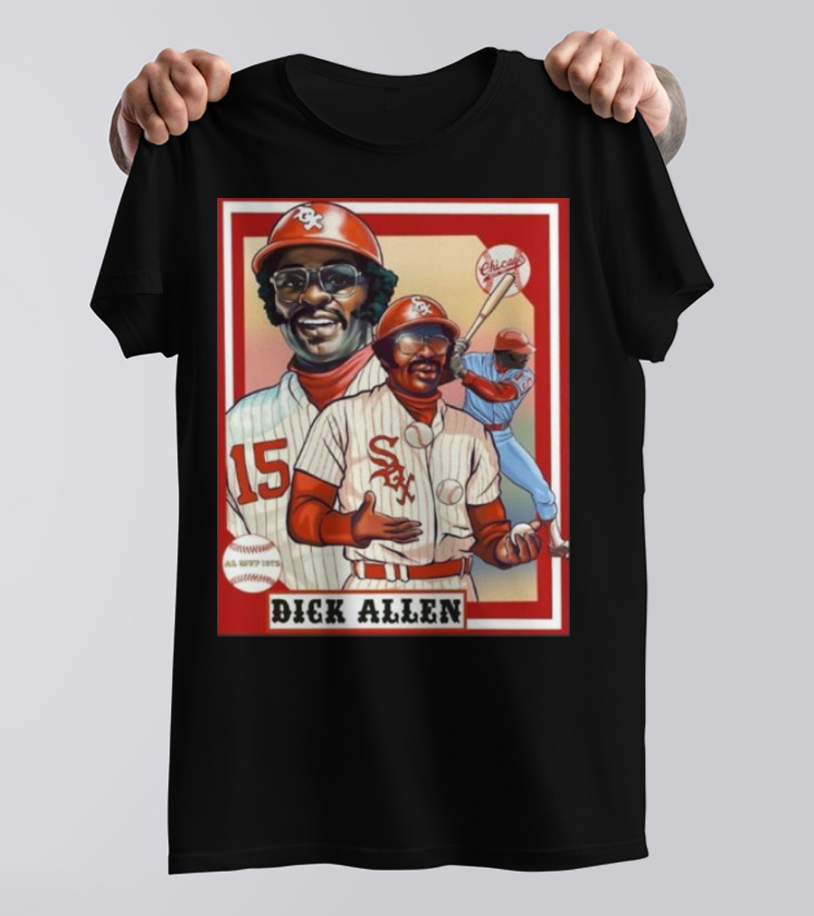 Dick Allen Chicago White Sox AL MVP 1972 Vintage Baseball Legend T-Shirt