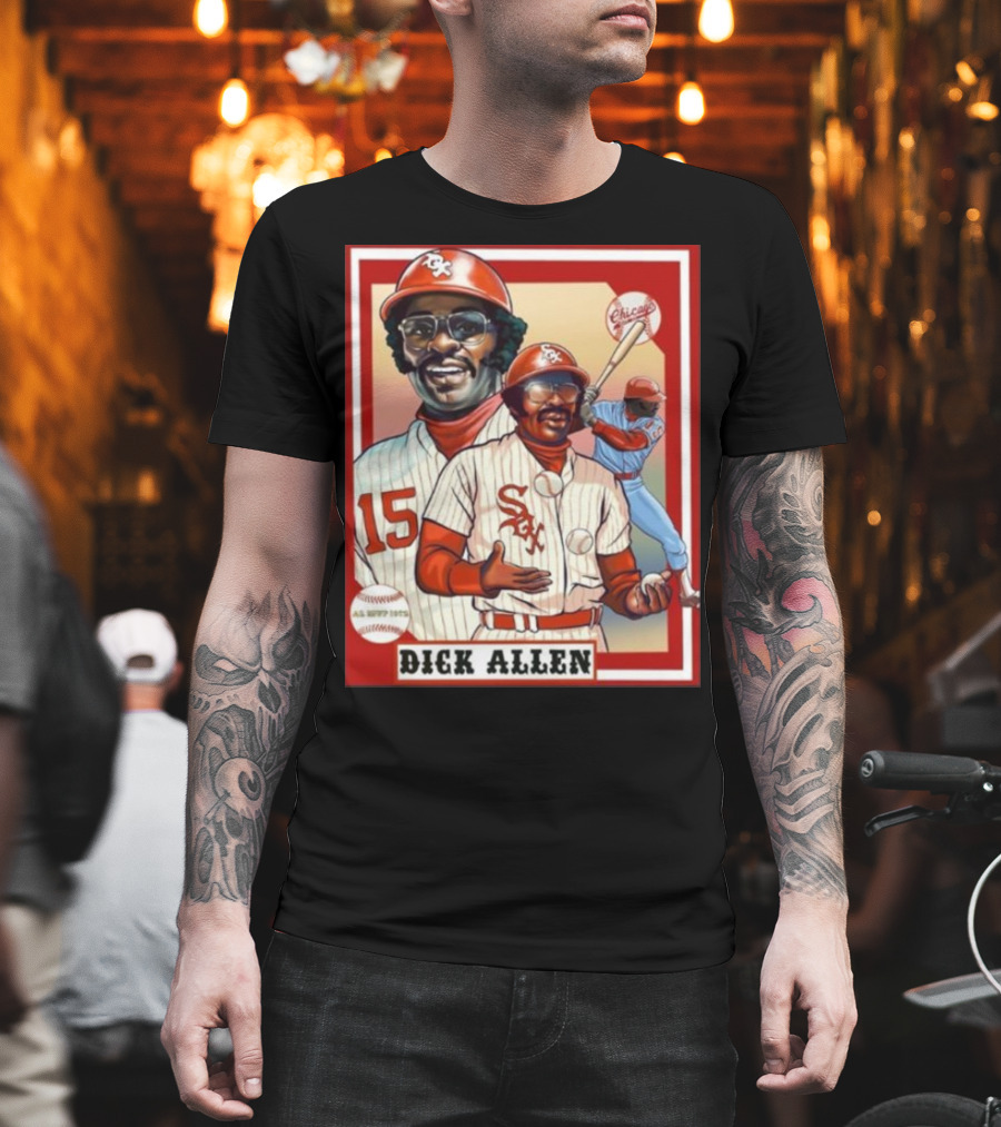 Dick Allen Chicago White Sox AL MVP 1972 Vintage Baseball Legend T-Shirt