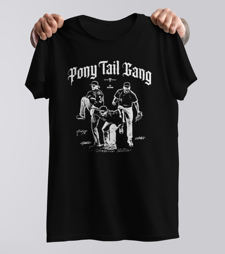 Pony Tail Gang Chicago White Sox Player Signatures T-Shirt