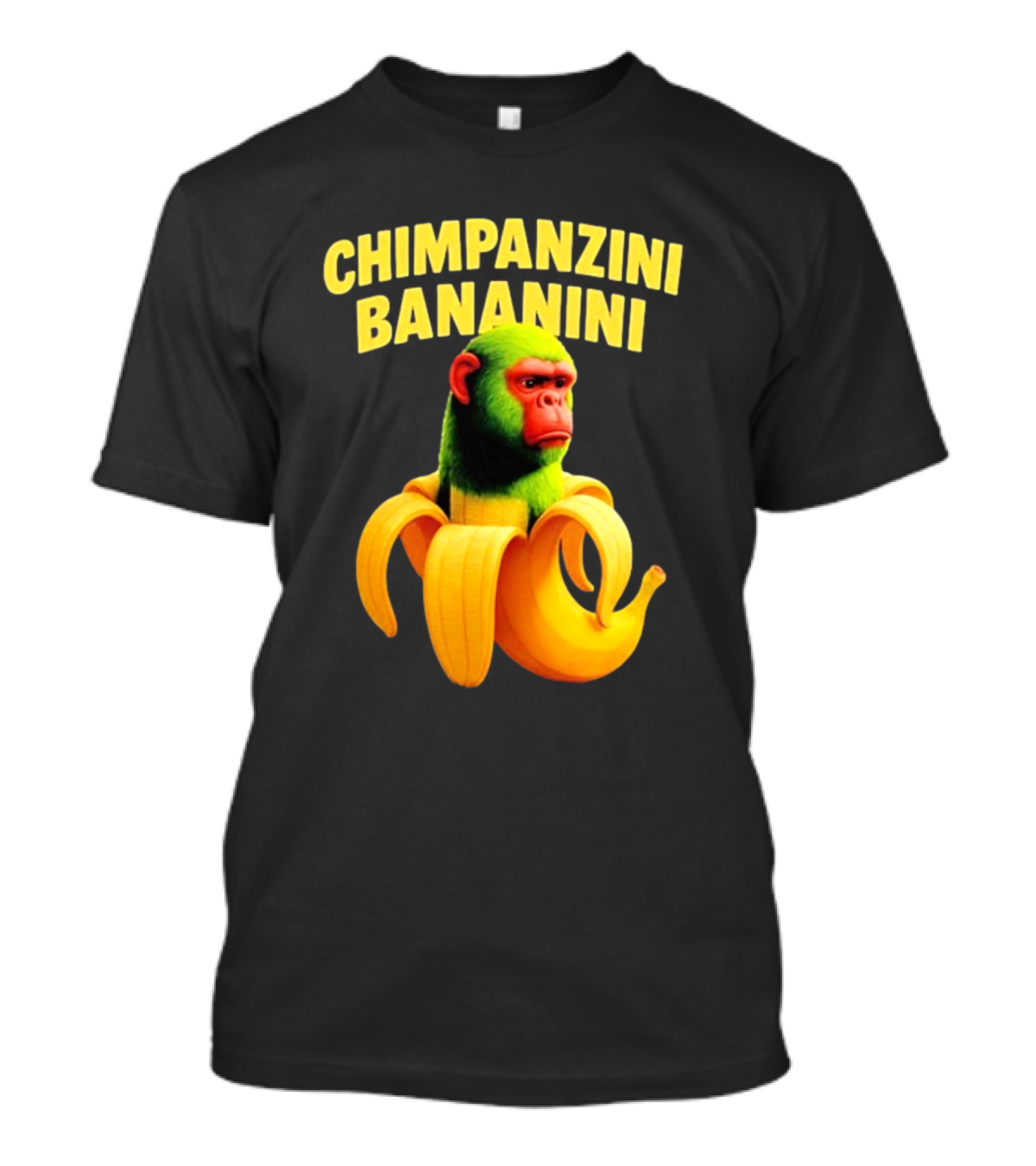 Chimpanzini Bananini Fun Italian Brandnot Style T-Shirt