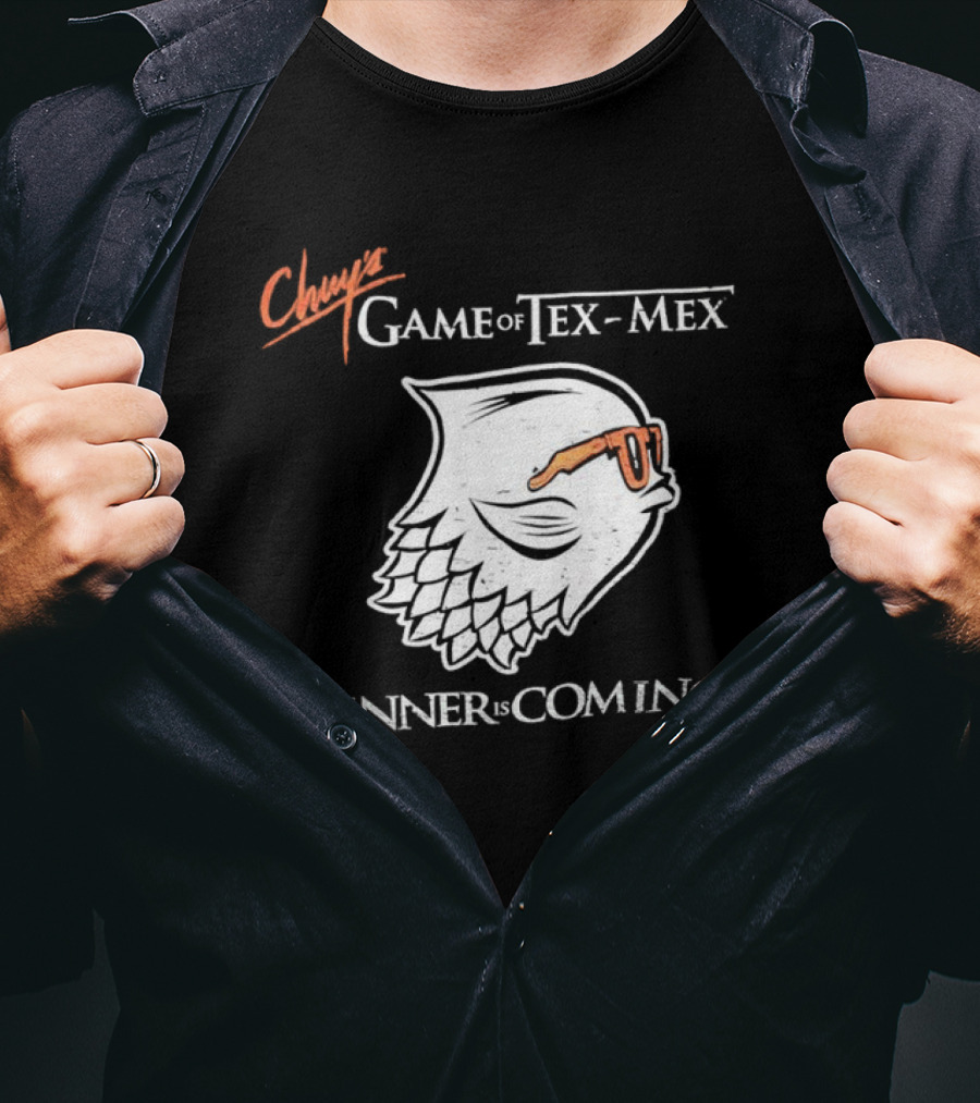 Chuy’s Game Of Tex-Mex Dinner Is Coming Cool Sunglasses Owl Design T-Shirt