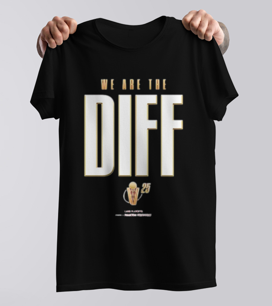 Cleveland Cavaliers We Are The Diff NBA 75 Trophy Logo T-Shirt
