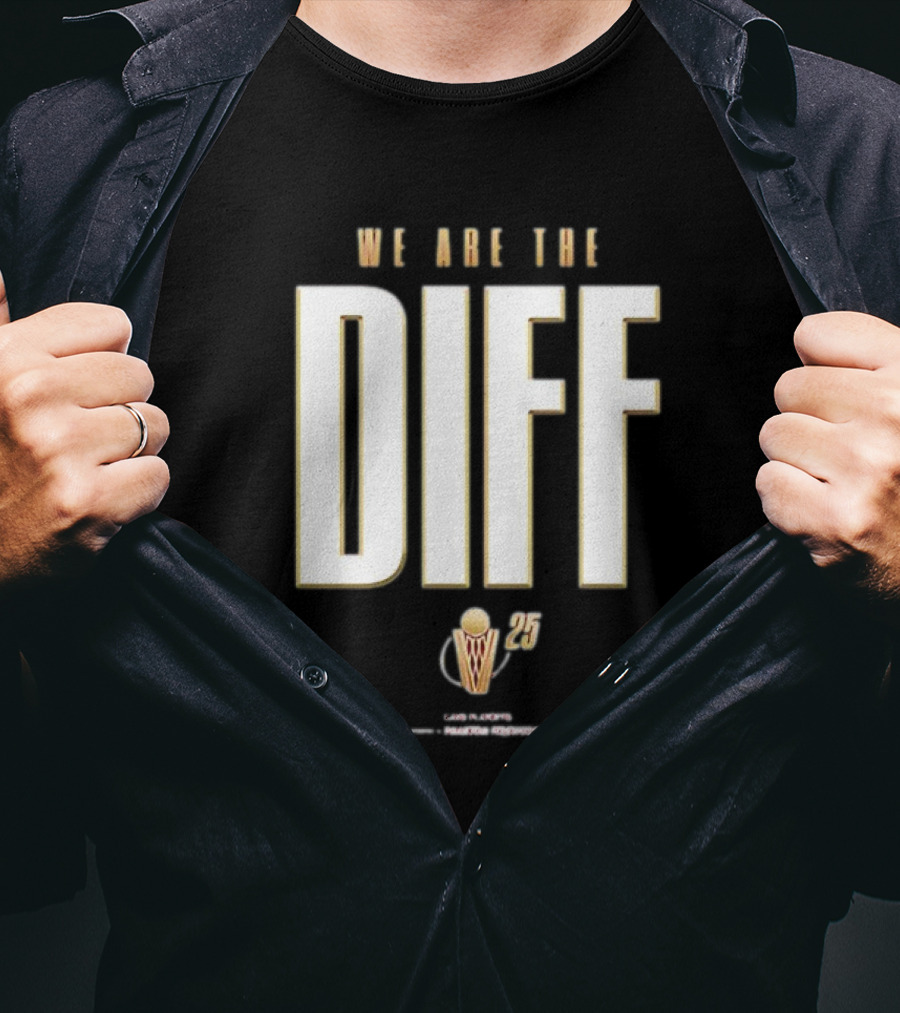 Cleveland Cavaliers We Are The Diff NBA 75 Trophy Logo T-Shirt