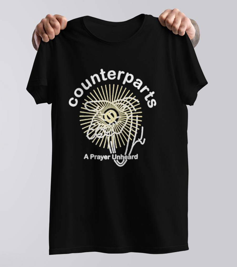 Counterparts A Prayer Unheard Radiant Hand Drawing T-Shirt