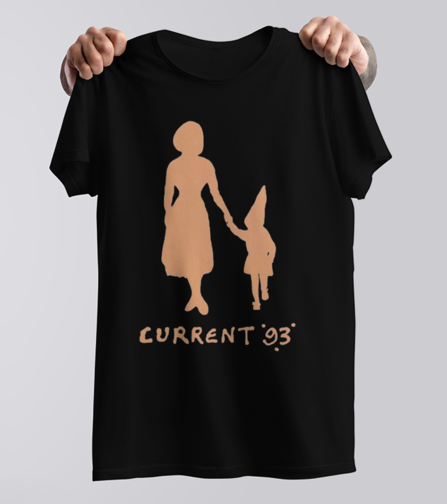 Current 93 Bella And Boy Holding Hands Silhouette T-Shirt