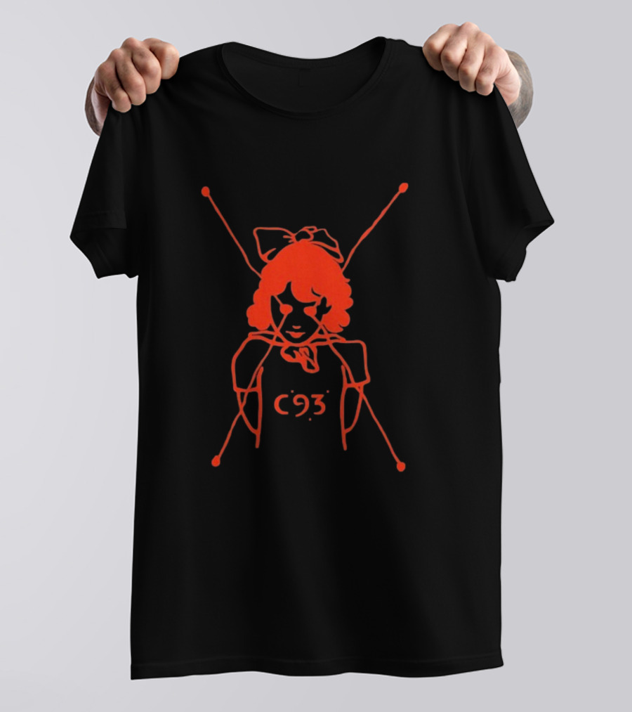 C93 Light Red Illustration T-Shirt
