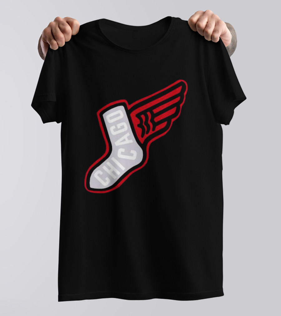 Chicago Winged Sock T-Shirt
