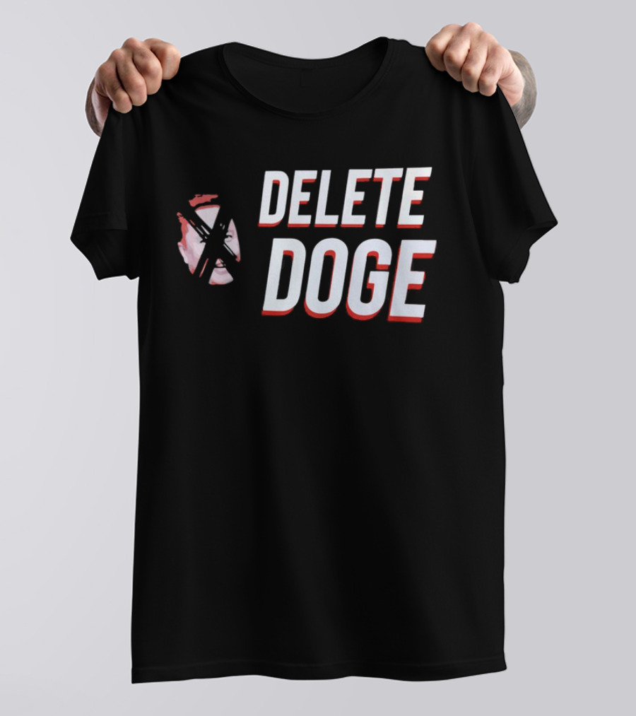 Delete Doge Anti Elon Musk Meme Crossover T-Shirt