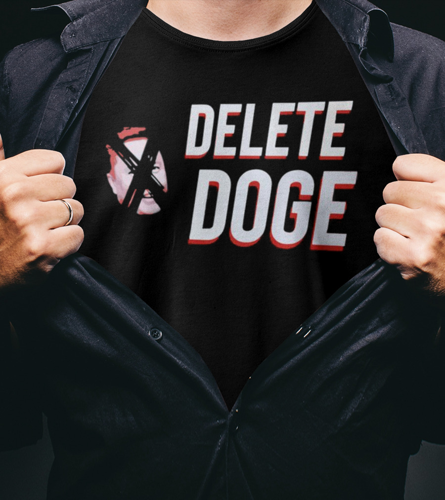 Delete Doge Anti Elon Musk Meme Crossover T-Shirt