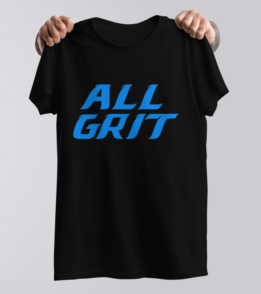 Detroit All Grit Football Motivation T-Shirt
