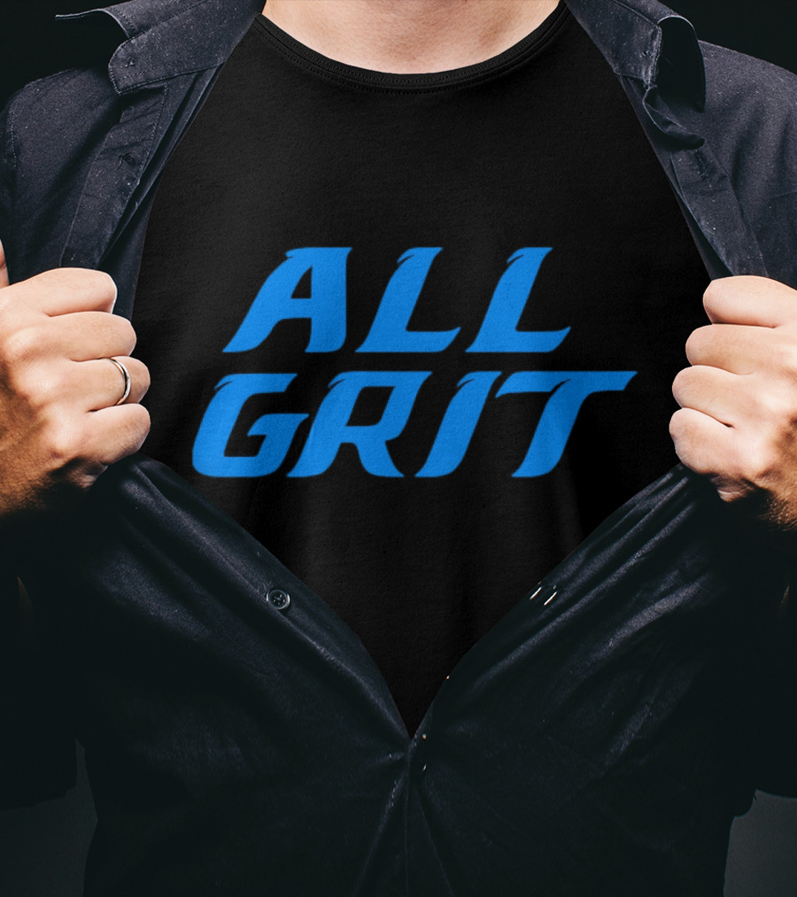 Detroit All Grit Football Motivation T-Shirt