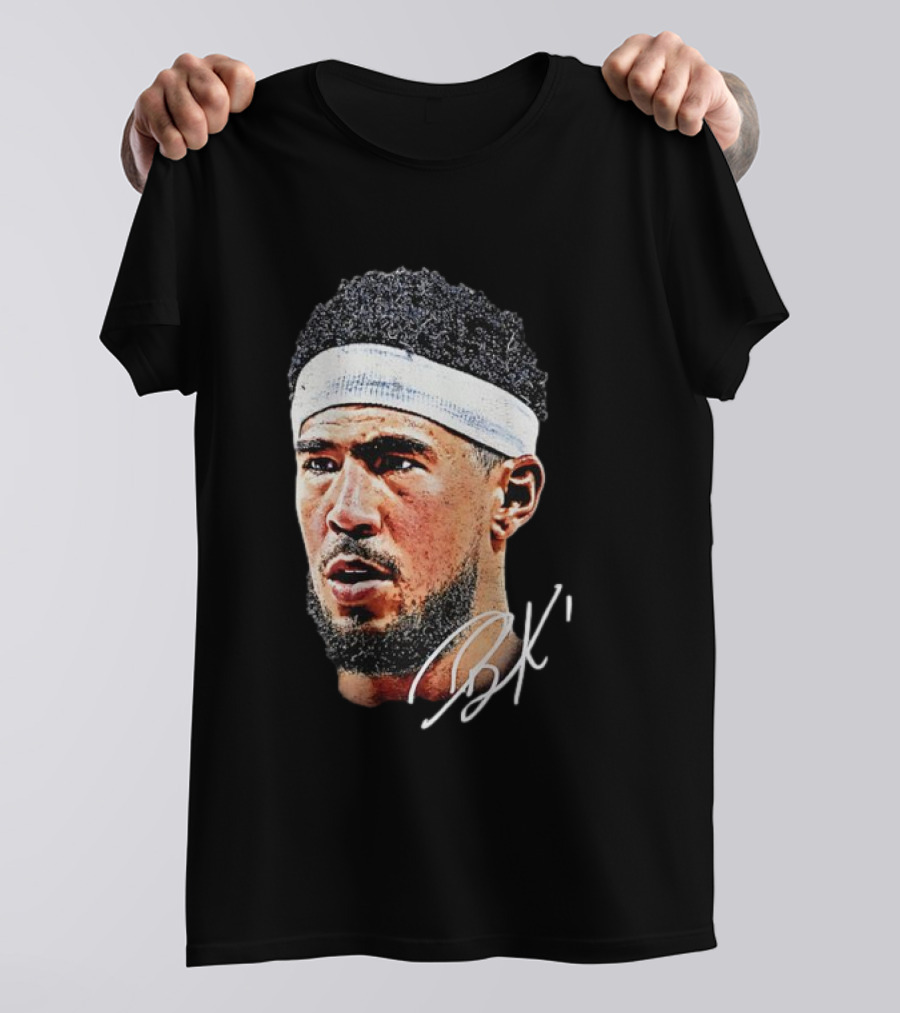 Devin Booker NBA Big Face BK Signature T-Shirt