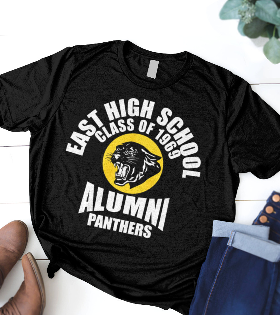 East High School Class Of 1958 Alumni Panthers T-Shirt