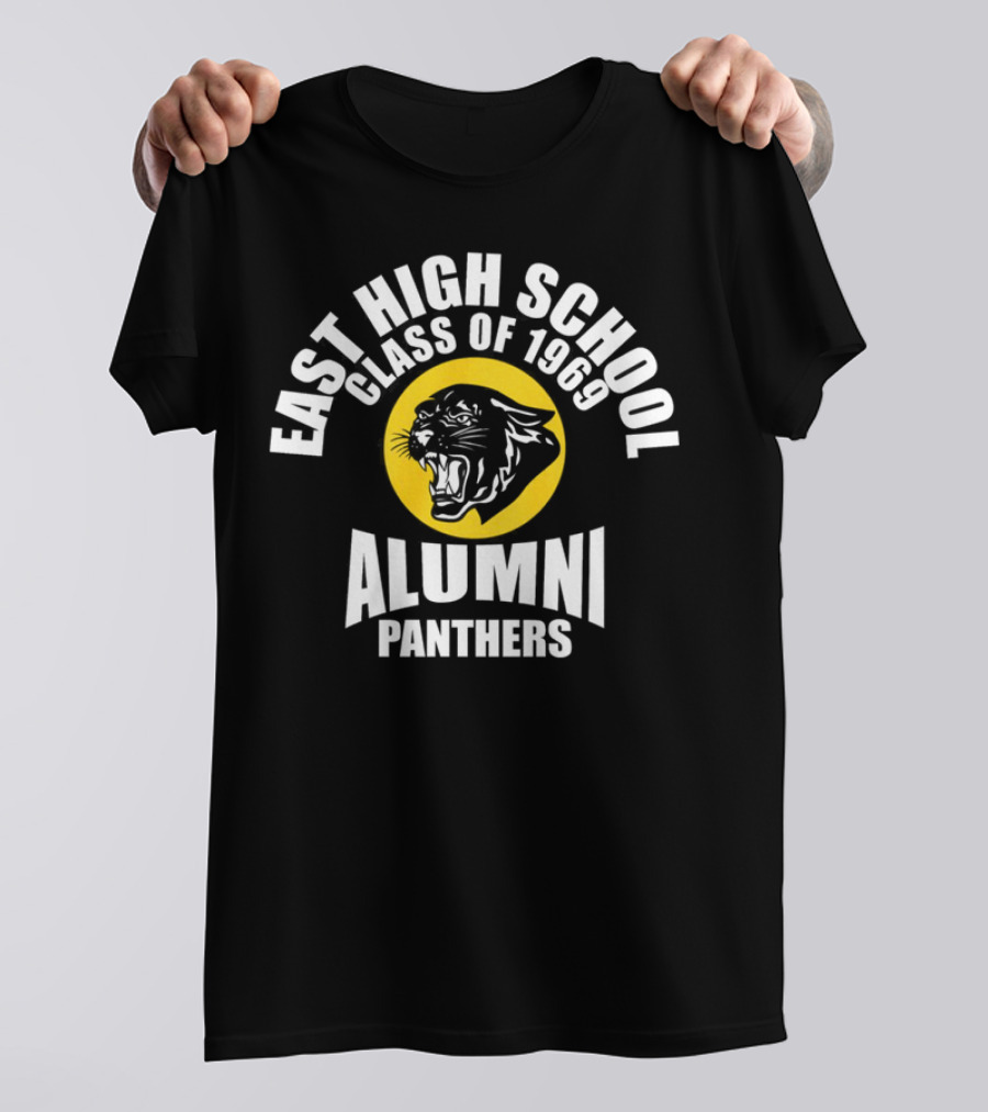 East High School Class Of 1958 Alumni Panthers T-Shirt