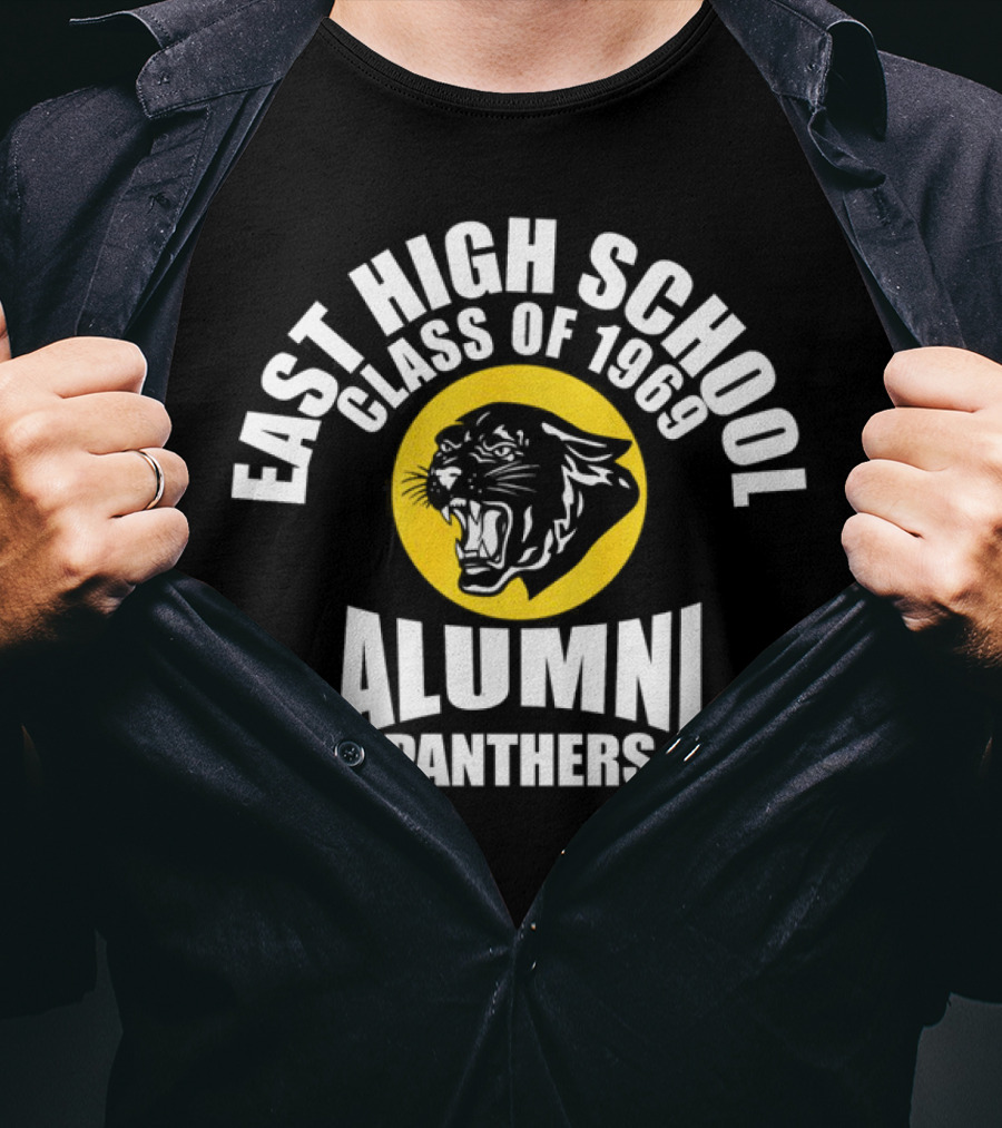 East High School Class Of 1958 Alumni Panthers T-Shirt