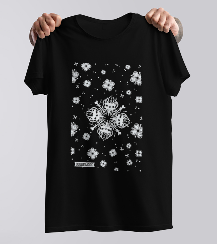 Download Festival Snowflake Pattern T-Shirt