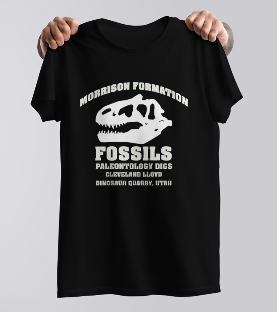 Morrison Formation Fossils Paleontology Digs Cleveland Lloyd Dinosaur Quarry Utah T-Shirt