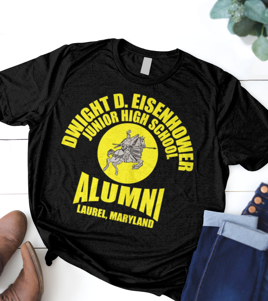 Dwight D Eisenhower Junior High School Alumni Laurel Maryland T-Shirt