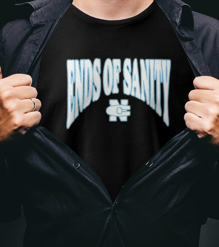 Ends Of Sanity NC Daze Blue Iconic Style T-Shirt
