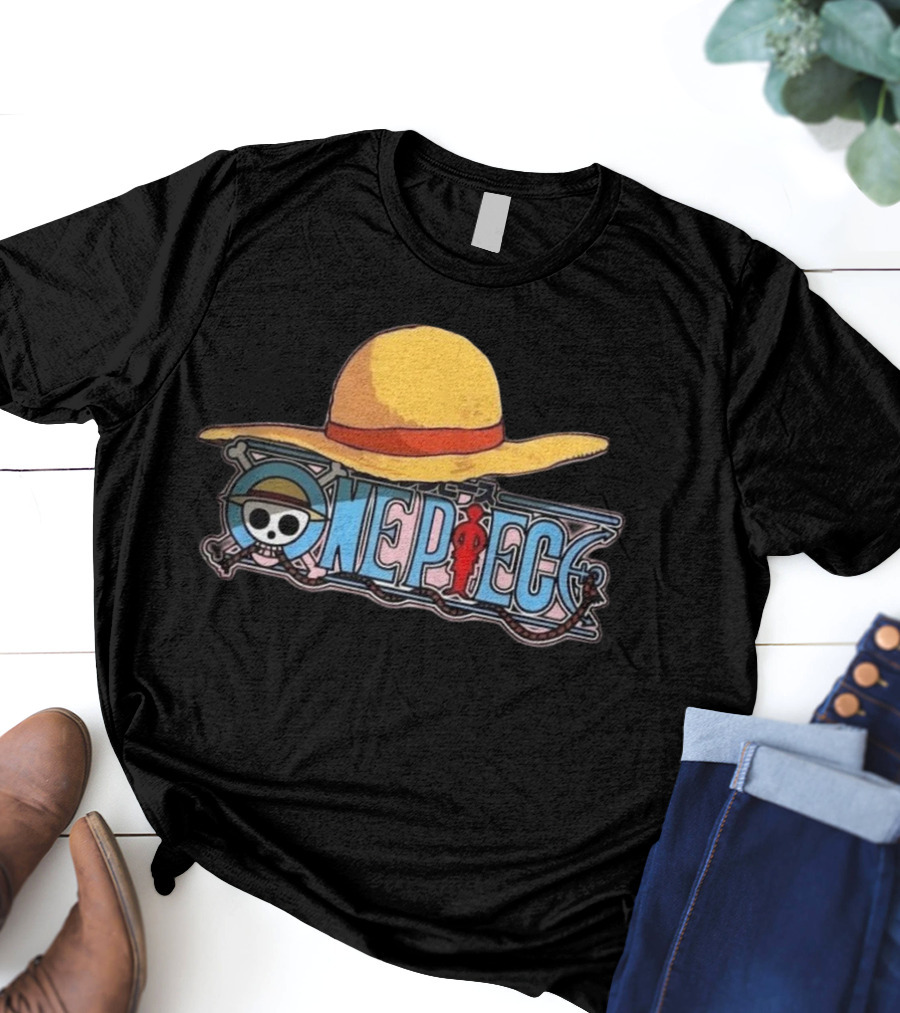 One Piece Straw Hat Pirate Emblem T-Shirt
