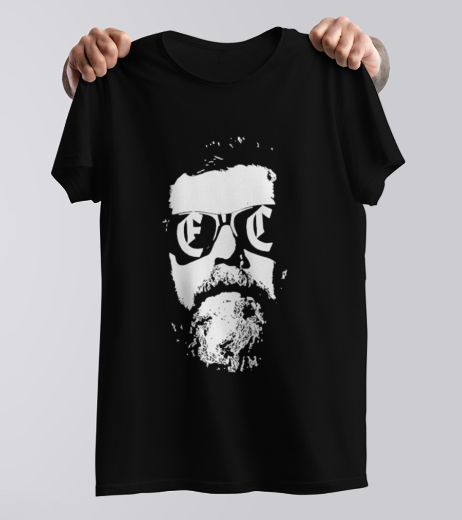 Erik Cohen Live Aus Der Vergangenheit II Abstract White Face With Sunglasses T-Shirt