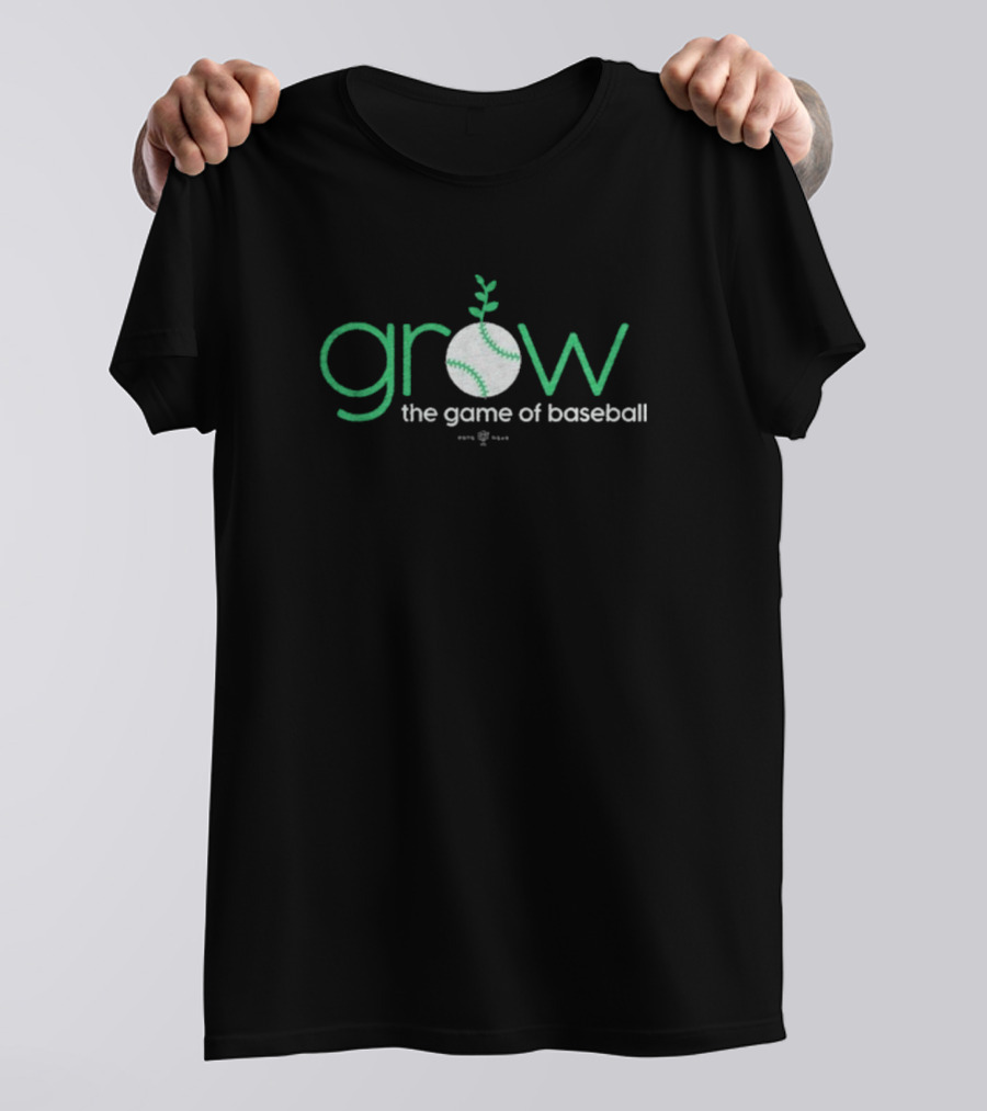 Grow The Game Of Baseball With Baseball Plant Graphic T-Shirt