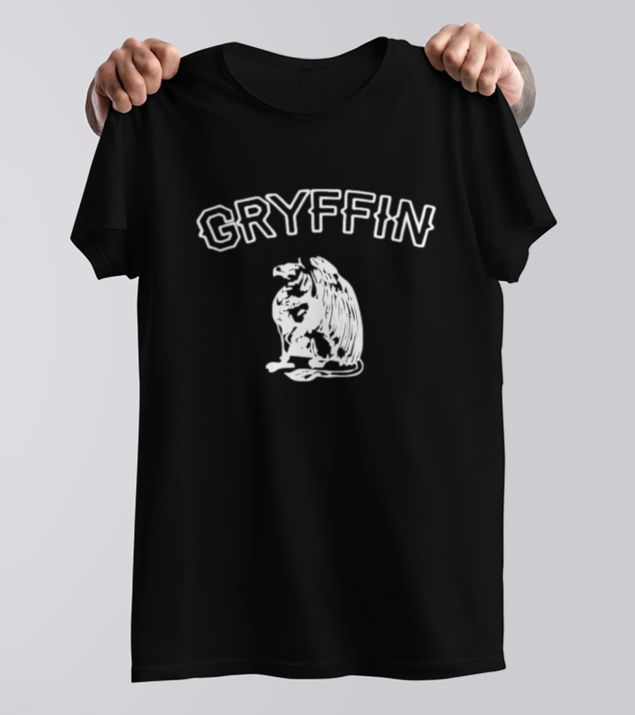 Gryffin Eagle Mythical Creature Illustration T-Shirt