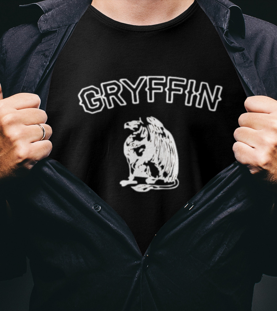 Gryffin Eagle Mythical Creature Illustration T-Shirt