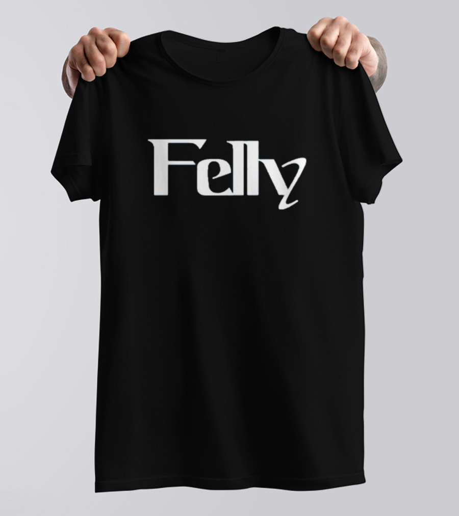 Felly Music Brand Name Typography T-Shirt