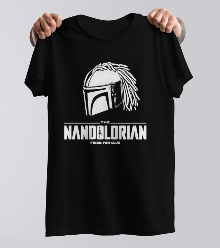 The Mandolorian Friar Fan Club Braids Helmet T-Shirt
