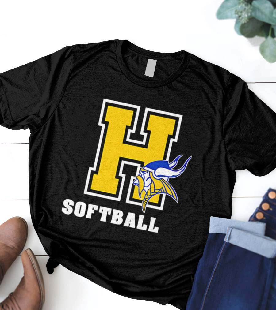 Francis Howell Vikings H Softball T-Shirt