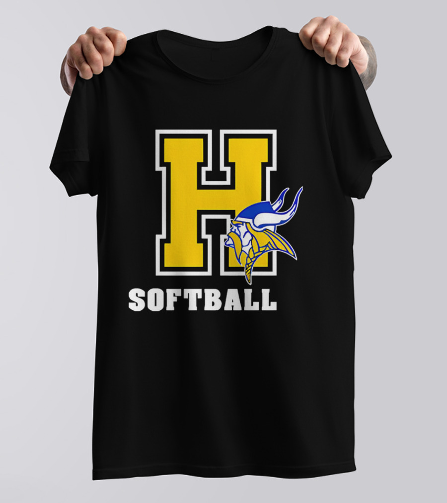 Francis Howell Vikings H Softball T-Shirt