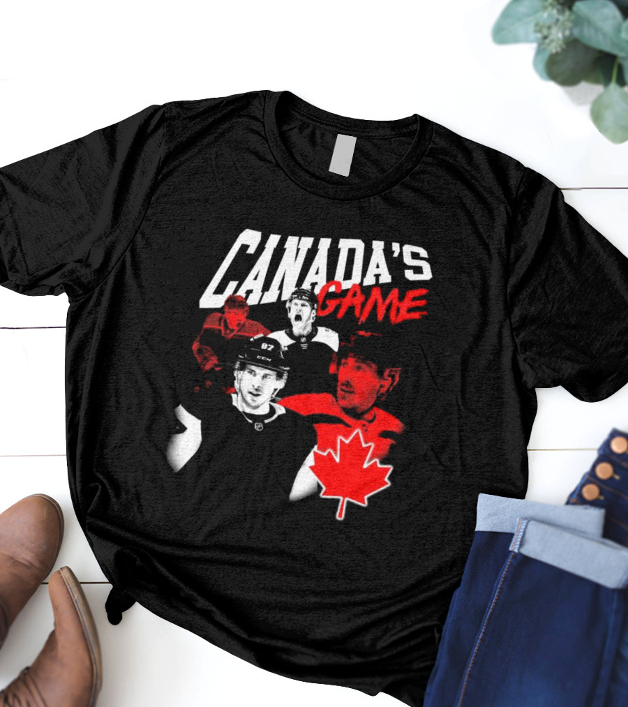 Canada's Game 4 Nations Team Maple Leaf T-Shirt