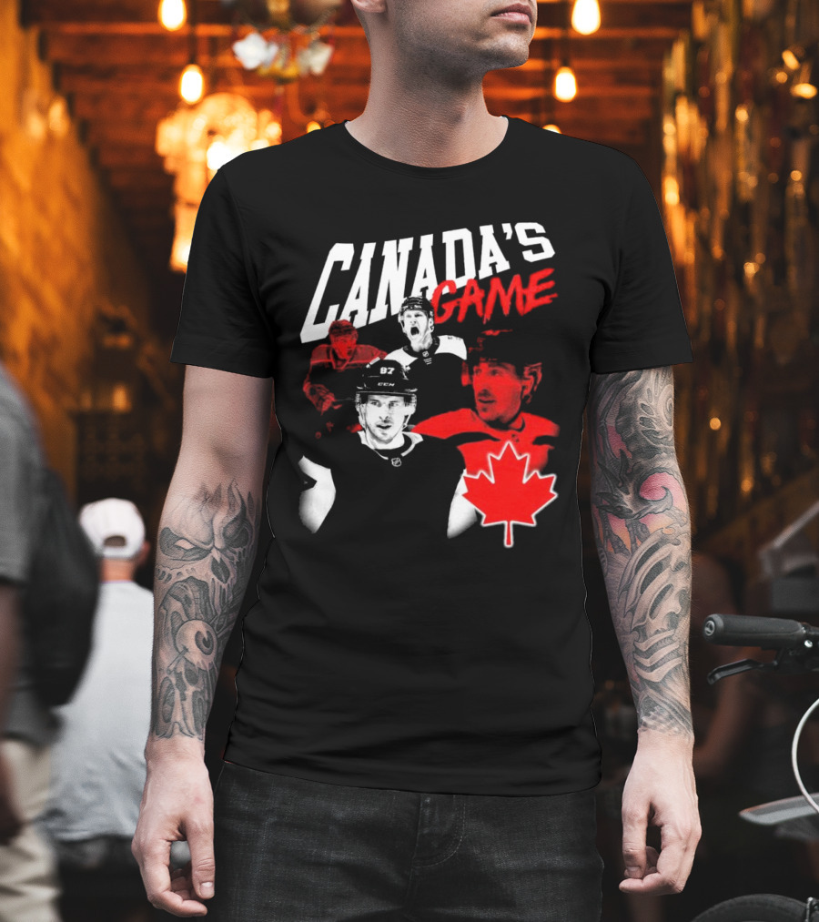 Canada's Game 4 Nations Team Maple Leaf T-Shirt