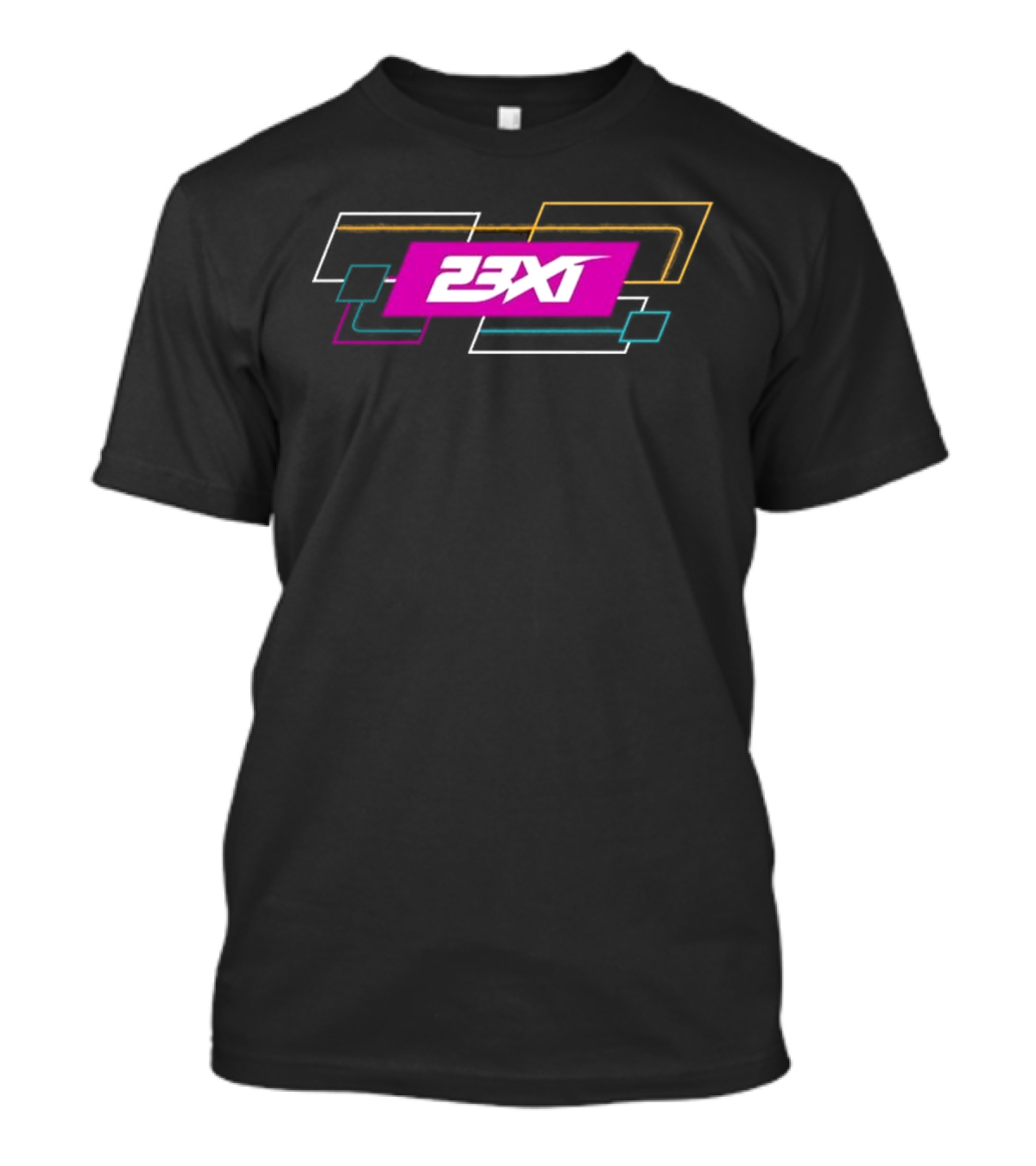 23XI Racing Team Colorful Geometric Elements T-Shirt