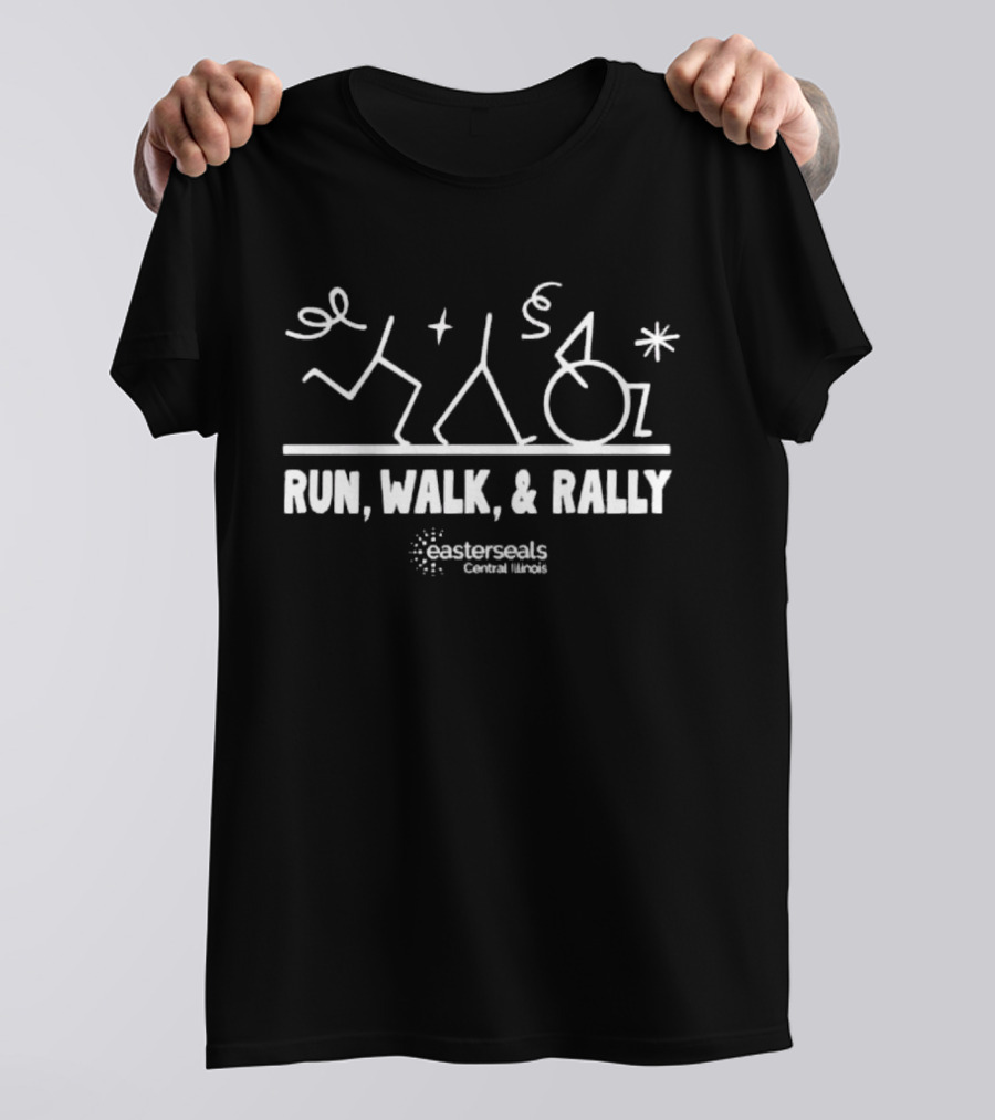 Run Walk Rally Easterseals Central Illinois 2025 T-Shirt