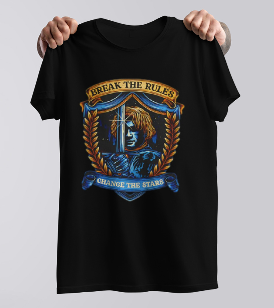 A Knight’s Tale Break The Rules Change The Stars Knight Emblem T-Shirt